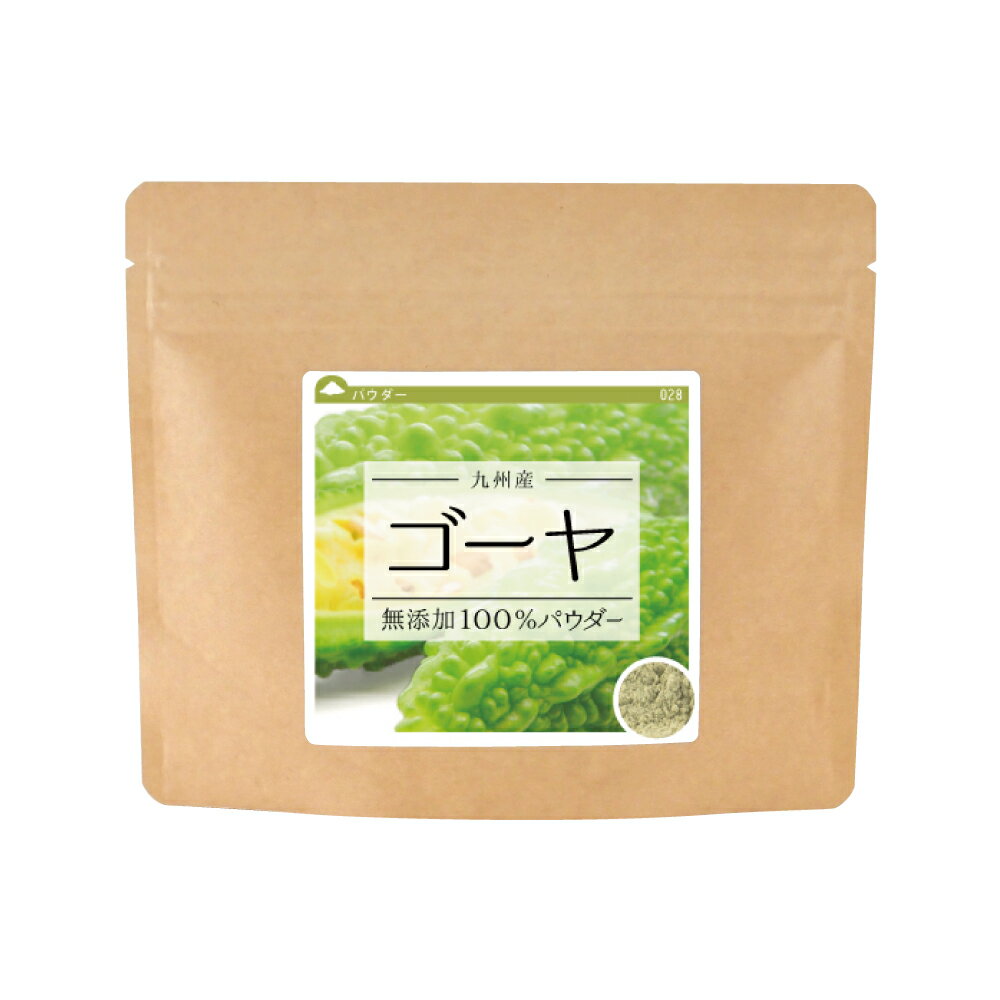 ゴーヤ無添加100%パウダー30g 九州産 【量り売り】 ゴーヤ茶 国産 苦瓜 にがうり 粉末 ゴーヤー茶 種入り ポイント消化【10P05Nov16】