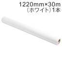 カッティング用シート 屋外耐候4年 1220mm×30m (ホワイト) NC-3501 紙管内径3インチ 再剥離糊 シール ステッカー ラベル【沖縄・離島 お届け不可】