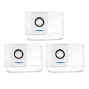 エコバックス DEEBOT X1 / T10 / T20 OMNI 用 交換用 紙パック ダストバック 互換品 3個 ECOVACS / DEEBOT / OMNI