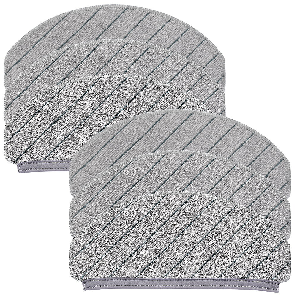 Rakuten - エコバックス X1 PLUS / T10 / T10 PLUS / N20 / N20 PLUS / N20 PRO PLUS 用 モップ 互換品 6枚