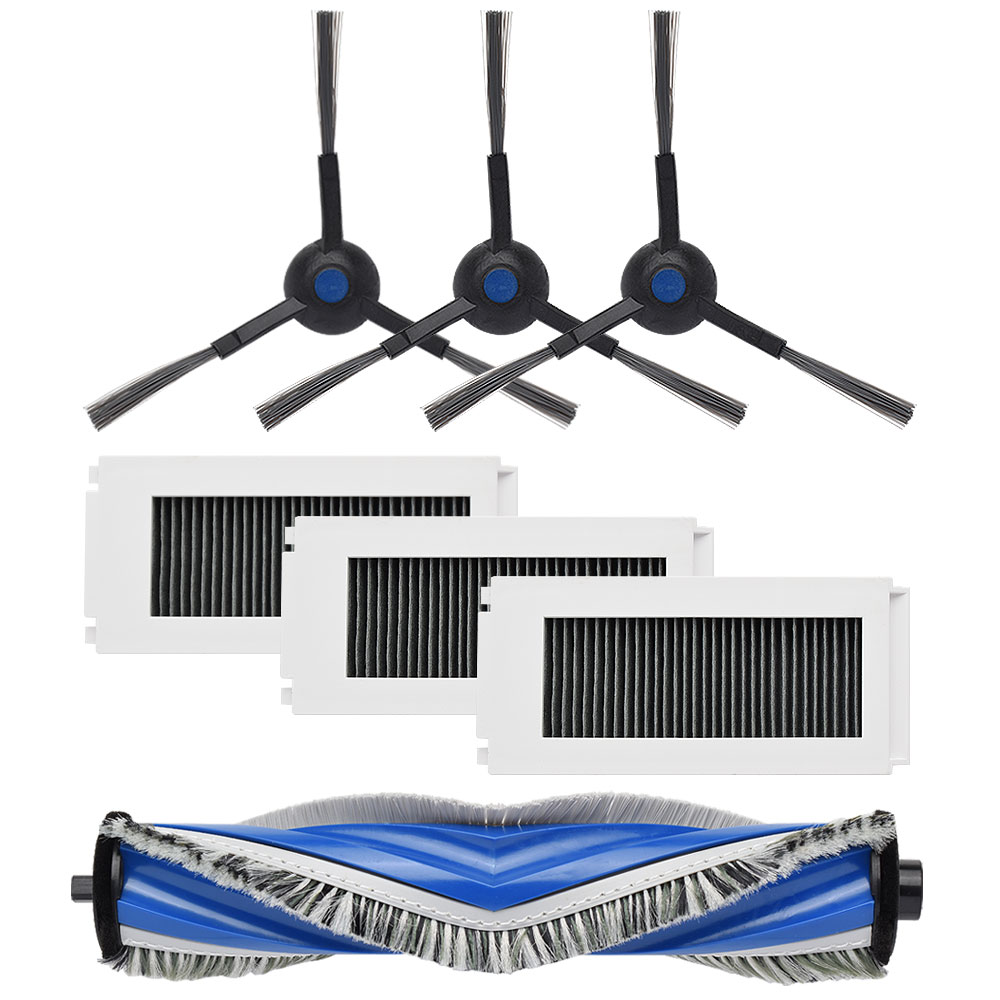 Rakuten - エコバックス N20e / N20e PLUS / N30 OMNI 用 サイドブラシ、メインブラシ、フィルター 交換パーツセット 7点セット 互換品