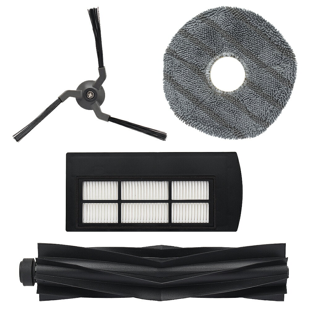 ※こちらの商品は純正品ではありません※商品の色味や仕様は、画像と異なる場合がございます フィルター 》 回転ブラシ 》 モップパッド 》 サイドブラシ 》 交換パーツ4点セット 》 交換パーツ6点セット 》 交換パーツ7点セット 》 商品名 交換パーツ4点セット 互換品 入り数 サイドブラシ×1個 フィルター×1個 回転ブラシ×1個 モップパッド ×1枚 対応機種 Eufy Clean X9 Pro 保証期間 購入日から3ヵ月 配送について メール便（送料無料）・代引き不可 Anker Eufy Clean ロボット掃除機 交換用サイドブラシ T29A1031 交換用フィルター T29A2011 交換用回転ブラシT29A3031 交換用モップパッド T29A50A1