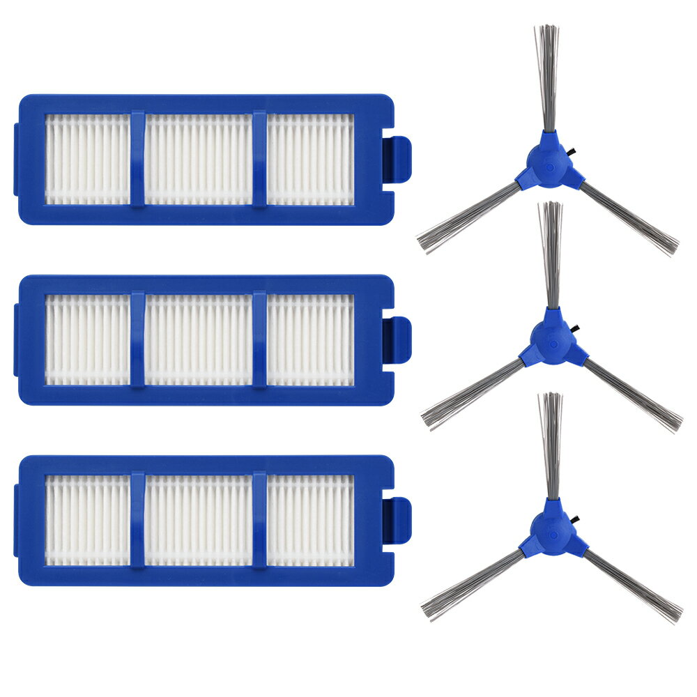 Rakuten - ユーフィー クリーン G40 / G40+ / G40 Hybrid / G40 Hybrid+ 用 互換交換パーツ6点セット 互換品（サイドブラシ×3 / フィルター×3）