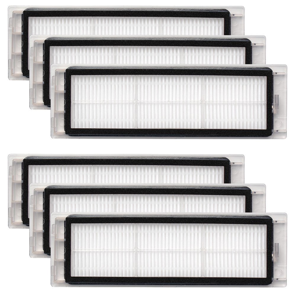 ※当商品はノーブランド品(互換品)です。メーカー純正品(正規品)ではございません。※ご覧になる環境によって、画像と実際の商品の色味が異なる場合がございます。 サイドブラシ 》 エアフィルター 》 メインブラシ 》 モップクロス 》 交換パーツセット 》 商品名 掃除機用 エアフィルター 互換品 入り数 6個 対応機種 【Sシリーズ】S6 / S6 Pure / S6 MaxV / S5 Max 【Eシリーズ】E5 / E4 ※上記以外の機種にはご利用いただけません。使用機種をご確認の上、ご購入ください。 保証期間 購入日から3ヵ月 配送について メール便（送料無料）・代引き不可 ロボロック ロボット掃除機用 SDLW04RP