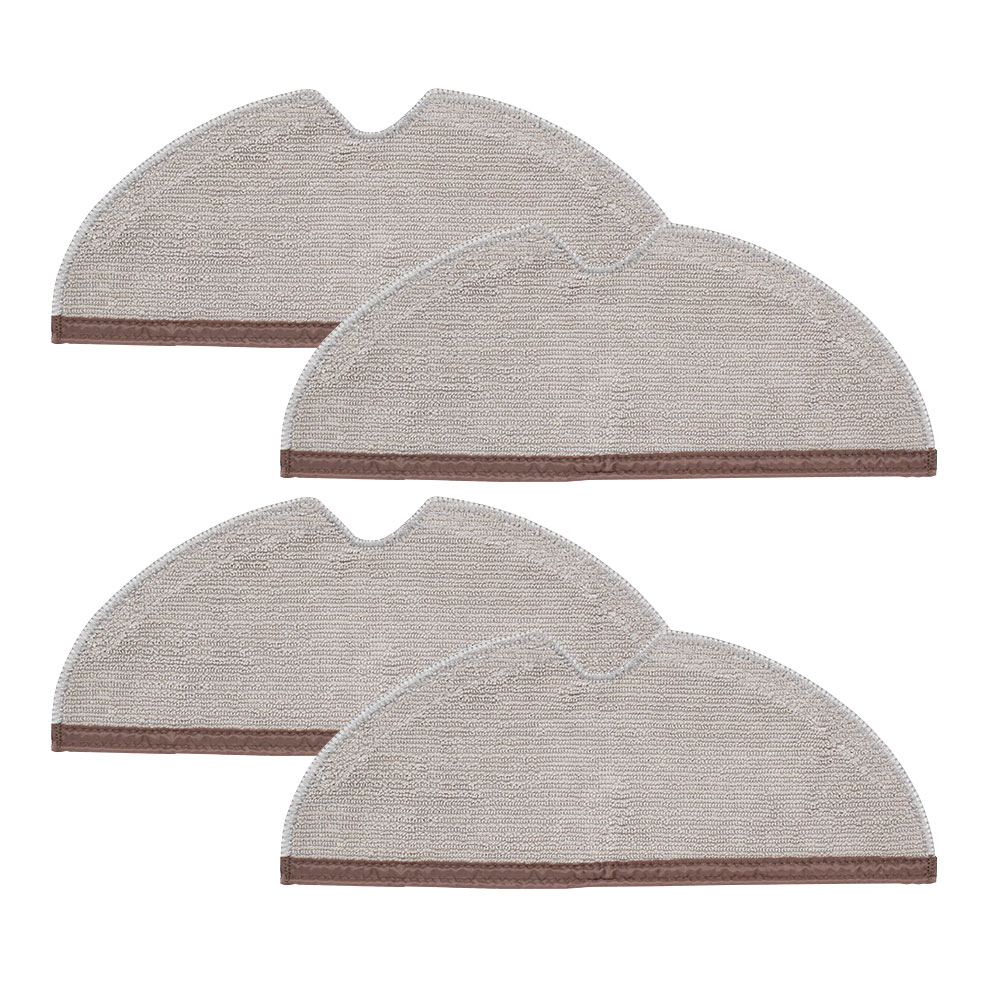 Rakuten - ロボロック S6 / S5 / Q5 / Q7 / Q8 シリーズ ロボット掃除機用 モップクロス 互換品 4枚