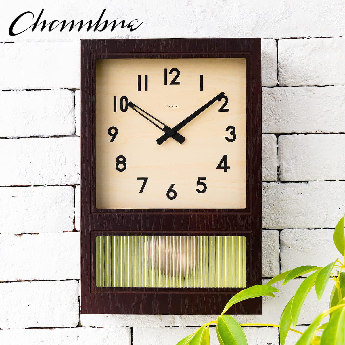 һ FROSTED PENDULUM CLOCK DARK BROWN ɳݤ / һ / ֤ / ʥ...