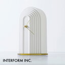 Elima エリマ テーブルクロック CL-4308 INTERFORM インターフォルム 置き時計 卓上 インテリア クラシカル おしゃれ シンプル エレガン...