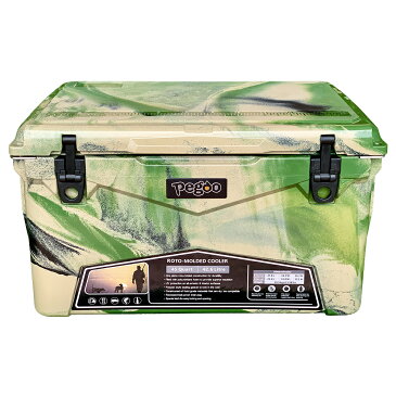 アイスランド クーラーボックス 45QT（42.6L） グリーンカモ/Green camo 【特典おまけ付き】おしゃれ 人気 ハードクーラー 極厚クーラー ICELAND アウトドア キャンプ キャンパー BBQ バーベキュー ピクニック 釣り フィッシング ミリタリー