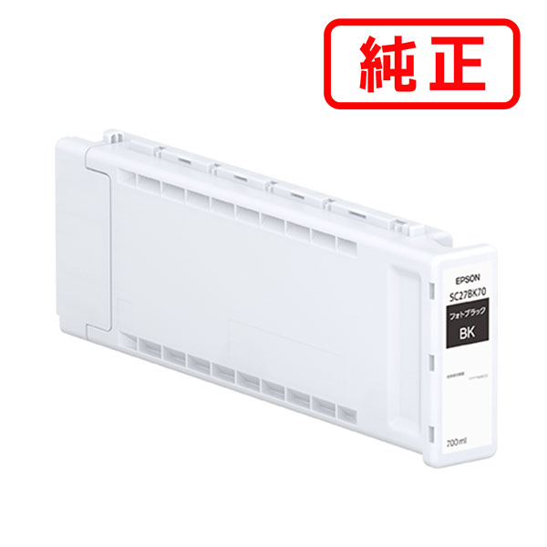 Rakuten - SC27BK70 フォトブラック EPSON エプソン 純正インクカートリッジ 【沖縄・離島 お届け不可】