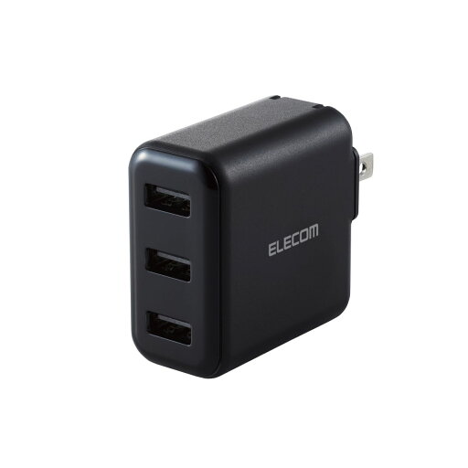 エレコム MPA-ACU12BK USB 充電器 ACアダプター コンセント(3.6A/Aポート×3)スマートフォン・タブレット用 ブラック 【沖縄・離島 お届け不可】 エレコム MPA-ACU12BK USB 充電器 ACアダプター コンセント(3.6A/Aポート×3)スマートフォン・タブレット用 ブラック 【沖縄・離島 お届け不可】