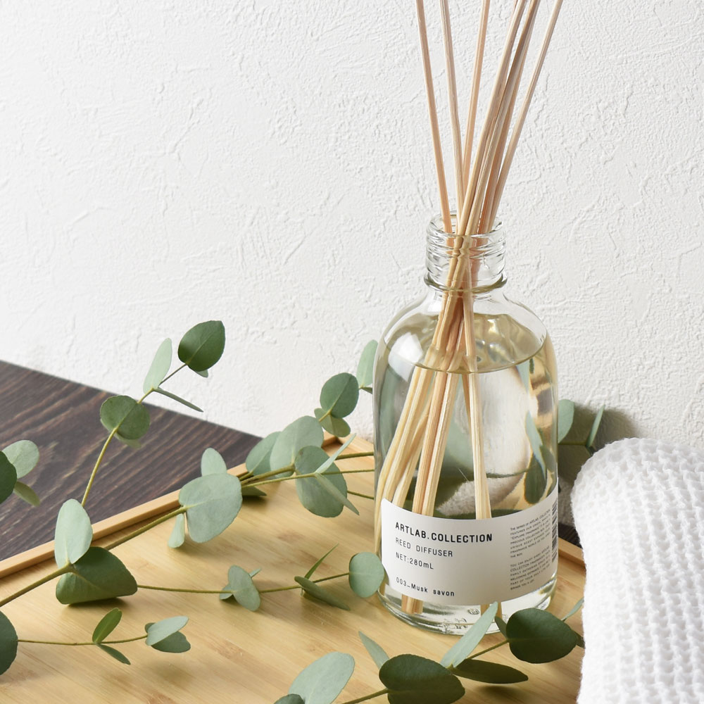 ARTLAB.COLLECTION リードディフューザー【Musk savon】アートラボコレクション / ARTLAB. / リードディフューザー / ルームフレグランス / スティック / 詰め替え / ガラスボトル / シンプル / インテリア / ギフト / 280ml 【沖縄・離島 お届け不可】 ARTLAB.COLLECTION リードディフューザー【Musk savon】アートラボコレクション / ARTLAB. / リードディフューザー / ルームフレグランス / スティック / 詰め替え / ガラスボトル / シンプル / インテリア / ギフト / 280ml 【沖縄・離島 お届け不可】