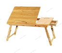 座卓 天然竹 折り畳みちゃぶ台 高さ/角度調節可能 ベッドテーブル 省スペース 引き出し付き 多機能 ソファ オフィス 利用可能 組立不要