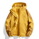 アウトドアジャケット(アウター+インナー) 登山ウェア 登山 釣り 服 メンズ レディース 防風 防寒 撥水加工 マウンテンパーカー コート パーカー ジャケッ...