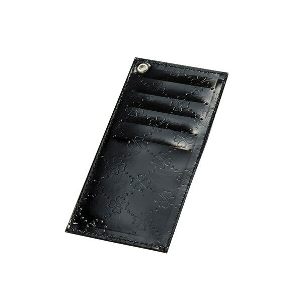 おしゃれnaクローバー 牛革インナーカードケース ブラック【送料無料】【北海道沖縄離島配送不可】