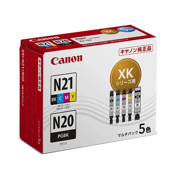 乐天商城 - キヤノン インクタンク XKI-N21+N20/5MP 5色