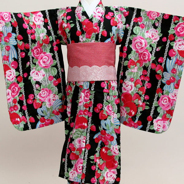 浴衣 仕立て上がり 単品 女の子 松田聖子 SEIKO MATSUDA yukata KIDS 5歳～6歳 適合身長105cm～115cm 新品 株 安田屋 NO230522-5