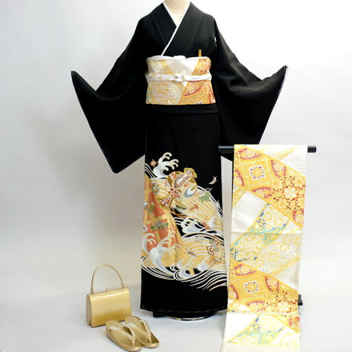 黒留袖 着物 正絹 フルセット 家紋入れは別途¥6000 小物まで20点一式すべて揃う 7日間レンタル (株)安田屋 【レンタル】 NO12244 黒留袖 着物 正絹 フルセット 家紋入れは別途¥6000 小物まで20点一式すべて揃う 7日間レンタル (株)安田屋 【レンタル】 NO12244