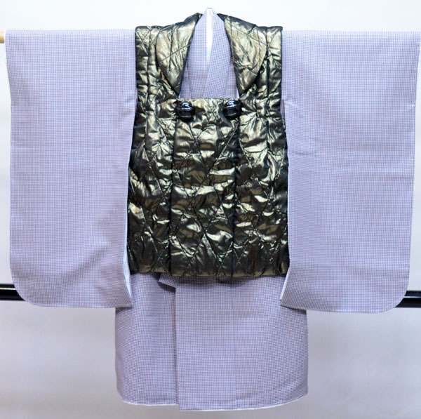 七五三 3歳 3才 三歳 三才 男の子 男児 被布 着物フルセット 生地は日本製 新品(株)安田屋 NO33057