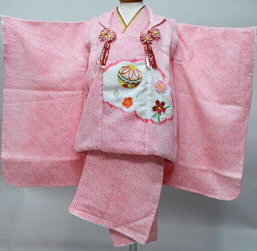 七五三 三歳 三才 3才 3歳 女児 女の子 正絹 総絞り 被布着物セット 祝着 新品(株)安田屋 NO37179 七五三 三歳 三才 3才 3歳 女児 女の子 正絹 総絞り 被布着物セット 祝着 新品(株)安田屋 NO37179