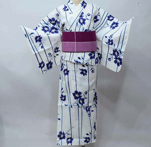 二部式 浴衣 単品 女性用 着付け不要 簡単に着られる 二部式浴衣 セパレート フリーサイズ 153-167cm 綿100% 白地 お祭り 花火大会 新品(株)安田屋 NO40513 二部式 浴衣 単品 女性用 着付け不要 簡単に着られる 二部式浴衣 セパレート フリーサイズ 153-167cm 綿100% 白地 お祭り 花火大会 新品(株)安田屋 NO40513