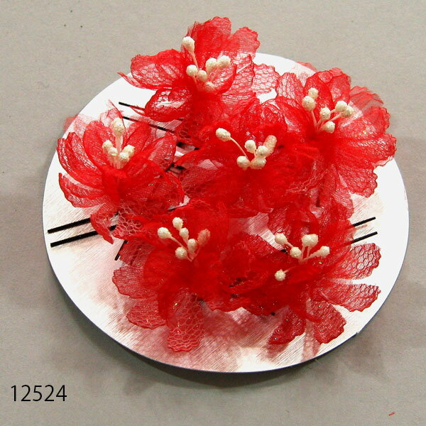 髪飾り 美しい Uピン 小花セット 新品（株）安田屋 240806-3