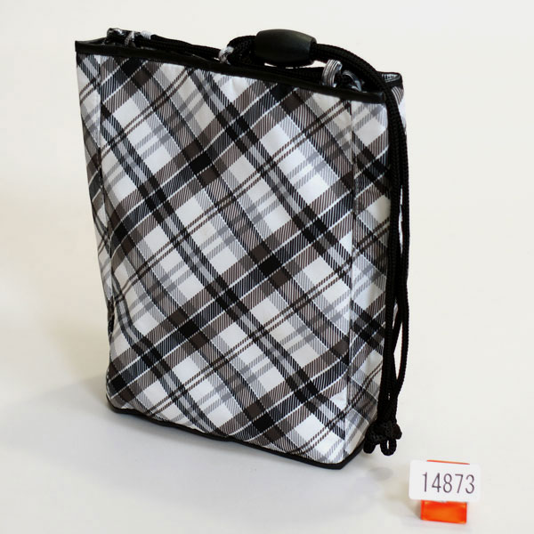 信玄袋 男性用 巾着 綿+合皮 厚みあり 大きめサイズ レターパック可 新品(株)安田屋 新品 NO14873