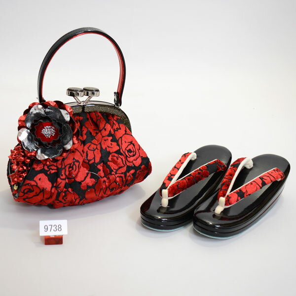 草履バッグセット フリーサイズ glamorous 新品(株)安田屋 NO9738