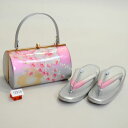 草履バッグセット 合皮螺鈿柄(フリーサイズ) 新品 (株) 安田屋 NO12918