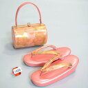 草履バッグセット 豪華螺鈿柄 Mサイズ 新品(株)安田屋 NO14000