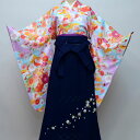 着物袴セット ジュニア用 145cm〜154cm 生地：日本製 卒業式にどうぞ！ 新品 （株）安田屋　k227076066