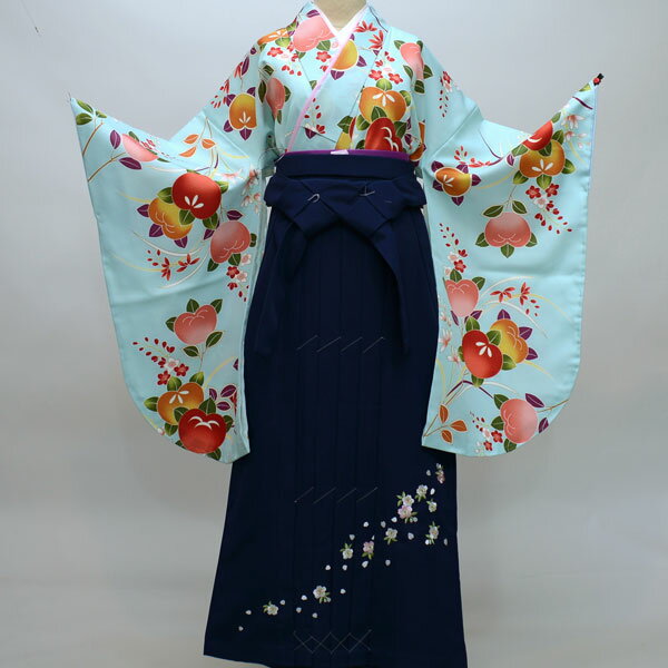 送料無料/新品 着物袴セット ジュニア用へ直し 135~150cm 袴色変更