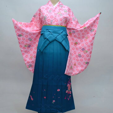 二尺袖着物袴フルセット 刺繍ぼかし袴 百花斉放 卒業式に 新品 (株)安田屋 m189783011