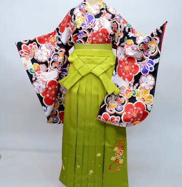 着物袴セット ジュニア用へ直し144cm〜150cm 和遊日 ぼかし刺繍袴 新品(株)安田屋 k279596668