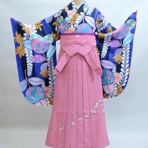 二尺袖着物袴フルセット CouCou Memoire(ククー メモワール) M 卒業式に 新品 (株)安田屋 NO20818 二尺袖着物袴フルセット CouCou Memoire(ククー メモワール) M 卒業式に 新品 (株)安田屋 NO20818