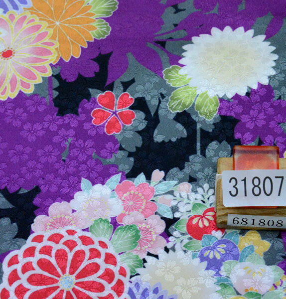 着物袴セット ジュニア用へ直し 135cm〜143cm 絵羽柄 A-STYLE 染色と着物生地は日本製 袴色変更可能 卒業式 新品（株）安田屋 NO31807-02 2