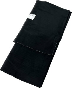 着物 長着 紋付 単品 袷 黒色 男性用 S/M/L/LLサイズ 紋入れ可 新品(株)安田屋 NO29661-7