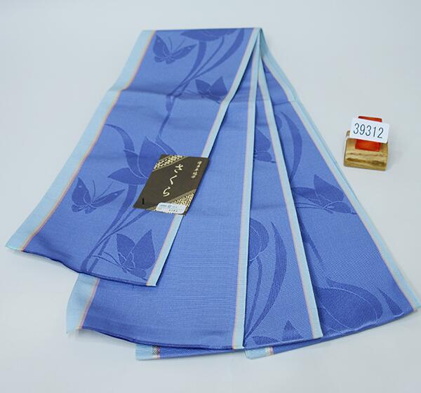 半幅帯 正絹 博多織 小袋帯 日本製 絹100% さくら メール便可 新品（株）安田屋 NO39312のサムネイル