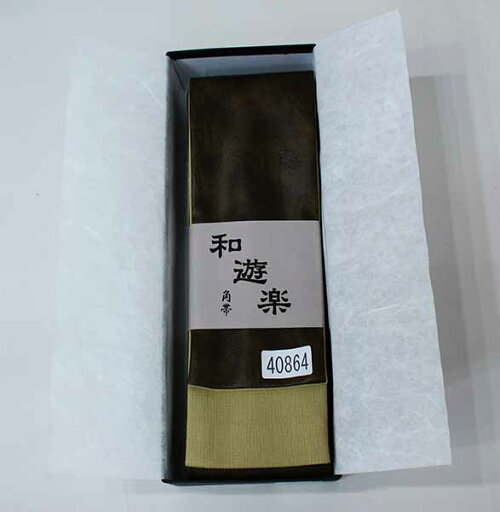 角帯 袷 男性用 合皮帯 裏地はポリエステル 和遊楽 こげ茶色×サンドベージュ 浴衣 着物 新品 (株)安田屋 NO40864 角帯 袷 男性用 合皮帯 裏地はポリエステル 和遊楽 こげ茶色×サンドベージュ 浴衣 着物 新品 (株)安田屋 NO40864
