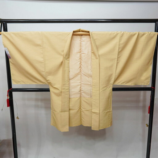 羽織 紋付 単品 辛子色 袷 男性用 Mサイズ 紋入れ可 新品(株)安田屋 NO240805 羽織 紋付 単品 辛子色 袷 男性用 Mサイズ 紋入れ可 新品(株)安田屋 NO240805