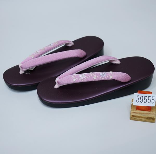 草履 ウレタンソール 単品 日本製 24.0cm フリーサイズ 適合足サイズ 22.5~24.5cm ワイン色 新品 (株) 安田屋 NO39555