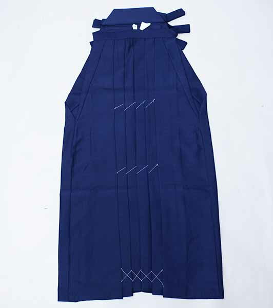 袴 単品 男性用 無地 馬乗り袴 紺地 着物用 袴丈87cm 91cm 95cm S寸 M寸 L寸 ヘラあり 新品 (株) 安田屋 NO40967