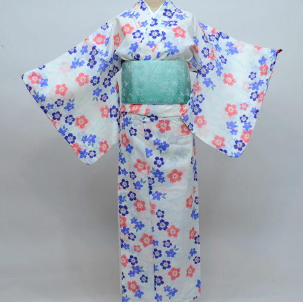 浴衣 単品 仕立て上がり 女性用 香乃逢 綿100% 適合身長155-168cm ゆかた単品 お祭り 花火大会 新品(株)安田屋 NO25508