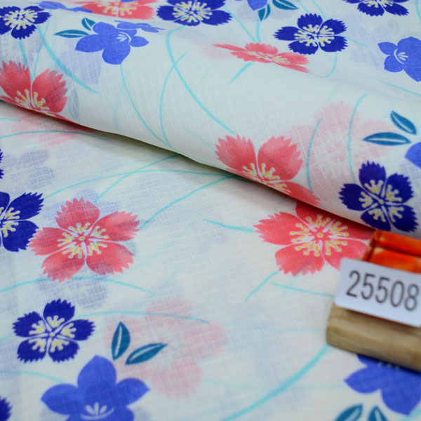 浴衣 単品 仕立て上がり 女性用 香乃逢 綿100％ 適合身長155-168cm ゆかた単品 お祭り 花火大会 新品（株）安田屋 NO25508