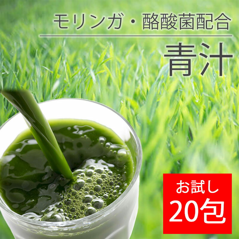 【おひとり様1袋限定】ポイント20倍 1000円ポッキリ 青汁 お試し用 酪酸菌 モリンガ 食物繊維 ビタミン ミネラル 美容 健康 腸活のサムネイル