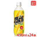 【2ケースセット】リアルゴールド ウルトラチャージ レモン PET 490ml x48本 送料無料 【メーカー直送】