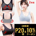 ナイトブラ クールタイプ GW限定 \P20倍&10%OFFクーポン/【選べる2枚】 5/7 9:59迄 育乳ナイトブラ ブラジャー 育乳 ノンワイヤーブラ 脇...