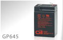 GP645:小形制御弁式密閉形鉛蓄電池(6V-4.5Ah)CSBバッテリー（代引不可）