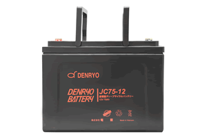 【JC75-12】電菱　ディープサイクルバッテリー：12V-75Ah（代引不可）（沖縄・離島...