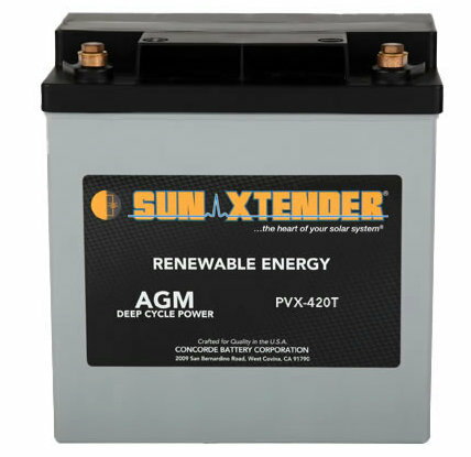 PVX-420T Sun-Xtenderバッテリー：42Ah　PVX420T　【代引不可】【沖縄・離島・一部地域への配送不可】