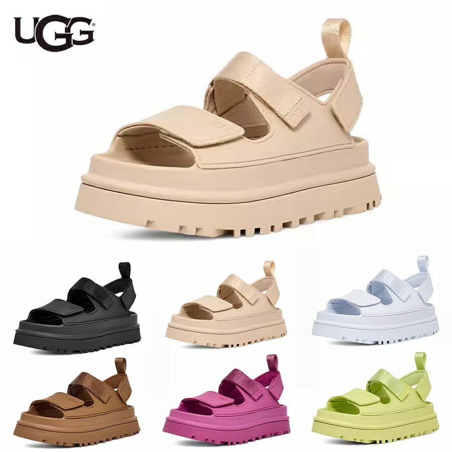 UGG アグ サンダル ＼5月26日11:59迄 10%OFFクーポン／ストラップサンダル ゴールデングロウ レディース 厚底 GOLDENGLOW 1152685